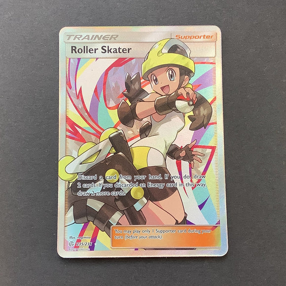 roller skater pokemon card 2019 Pokemon Sun & Moon Cosmic Eclipse 235 Full Art/roller Skater PSA 9