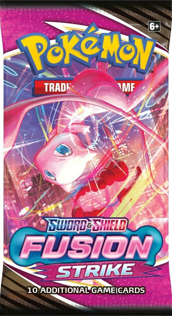Pokemon Sword and Shield Fusion Strike - 1 Booster Pack (10 cards per pack)