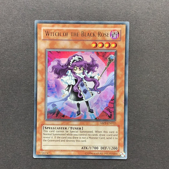 Yu-Gi-Oh! Witch of the black rose ABPF-EN012 Ultra Rare Light played unlimited