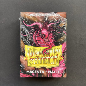 Dragon Shield - 60 Japanese size card sleeves - Magenta Matte