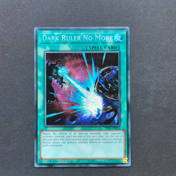 Yu-Gi-Oh! Dark Ruler No More TN19-EN014 Prismatic Secret Rare Limited Edition Near Mint