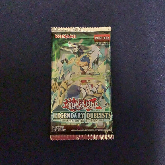 Yu-Gi-Oh Legendary Duelists Synchro Storm - 1st edition  - 1 Booster Pack