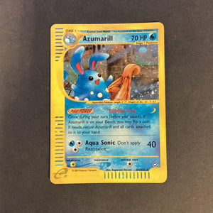 Pokemon E Series Aquapolis - Azumarill - H4/H32 - Used Rare Holo Holographic Variant Card