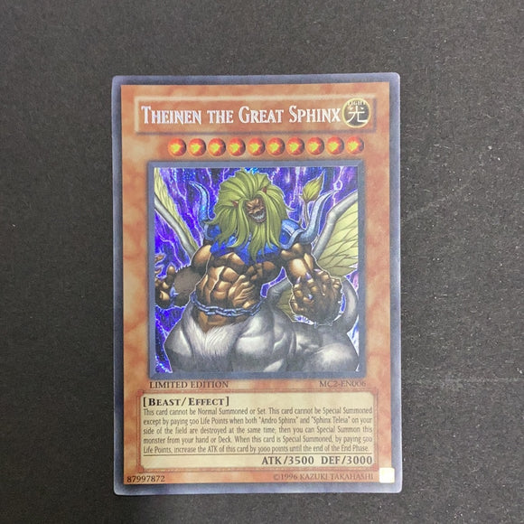 Yu-Gi-Oh! Master Collection 2 - Theinen The Great Sphinx MC2-EN006 Lim Card Empire Yu-Gi-Oh! Master Collection 2 - Theinen The Great Sphinx MC2-EN006 Lim Card Empire
