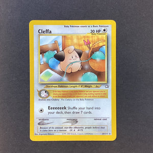 Pokemon Neo Genesis - Cleffa - 20/111 - Used Rare Card Card Empire Pokemon Neo Genesis - Cleffa - 20/111 - Used Rare Card Card Empire