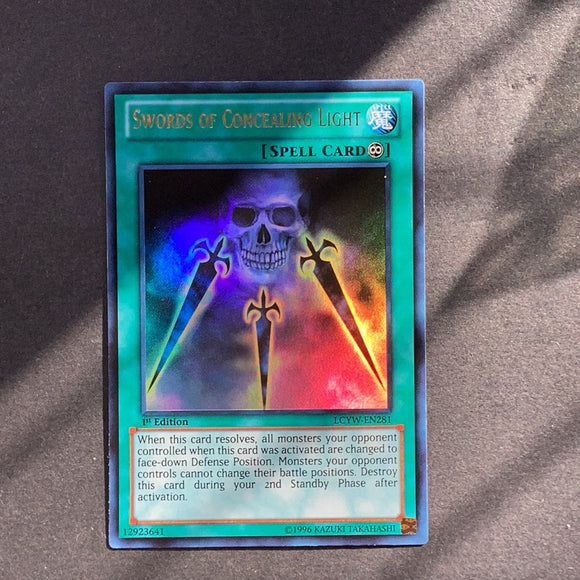 Yu-Gi-Oh Legendary Collection 3 Yugis World - Swords of Concealing Light - LCYW-EN281 - As New Ultra Rare card