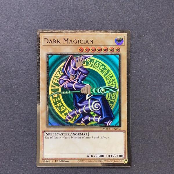 Yu-Gi-Oh! Dark Magician MAGO-EN002 Maximum Gold Rare 1st edition Near Card Empire Yu-Gi-Oh! Dark Magician MAGO-EN002 Maximum Gold Rare 1st edition Near Card Empire