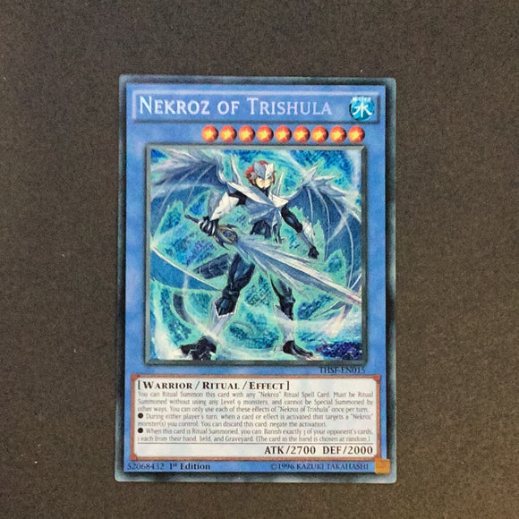 Yu-gi-oh The Secret Forces - Nekroz of Trishula - THSF-EN015 - near mint Secret Rare card