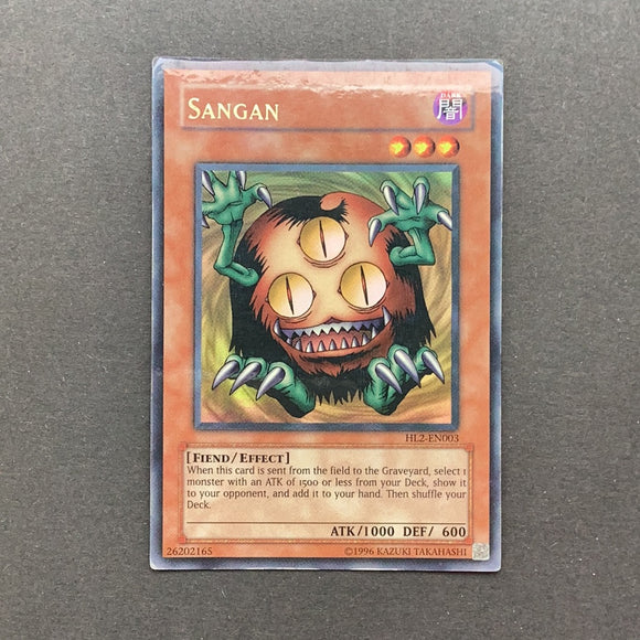Yu-Gi-Oh Promo card - Sangan PARALLEL Rare - HL2-EN003 - Used card