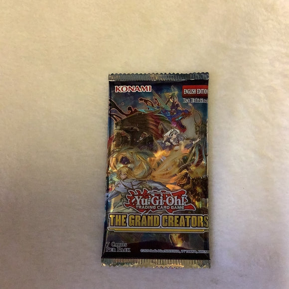 Yu-Gi-Oh Grand Creators- 1st edition  - 1 Booster Pack
