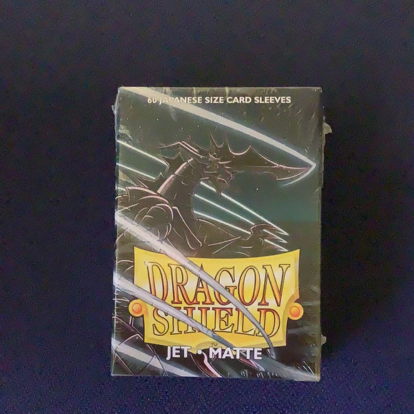 Dragon Shield - 60 Japanese size card sleeves - Jet Matte