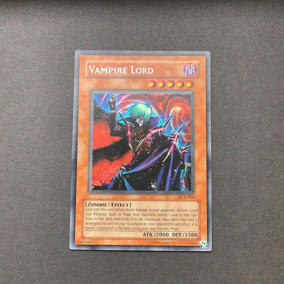 Yu-Gi-Oh Dark Crisis - Vampire Lord - DCR-000 - Mint Secret Rare card Card Empire Yu-Gi-Oh Dark Crisis - Vampire Lord - DCR-000 - Mint Secret Rare card Card Empire