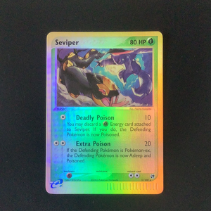 Pokemon EX Sandstorm - Seviper - 011/100 - As New Reverse Holo card Card Empire Pokemon EX Sandstorm - Seviper - 011/100 - As New Reverse Holo card Card Empire