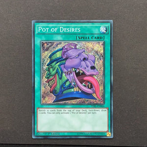 Yu-gi-oh The Dark Illusion - Pot of Desires - TDIL-EN066 - As New Secret Rare card