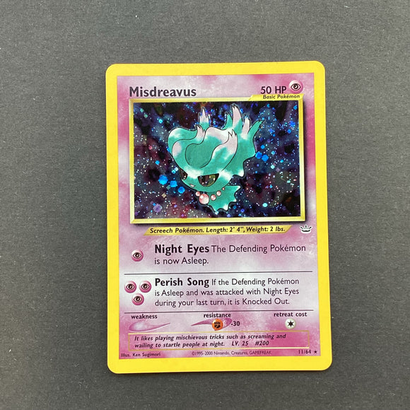 misdreavus pokemon card Pokemon Neo Genesis Neo Revelation - Misdreavus - 11/64