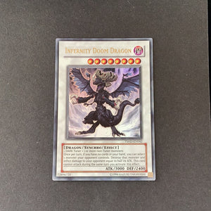 Yu-Gi-Oh Shining Darkness - Infernity Doom Dragon - TSHD-EN042 - Near mint Ultra Rare card