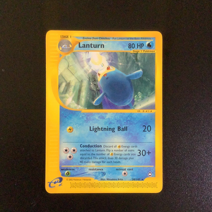 Pokemon Aquapolis - Lanturn - 020/147 - As New Rare card