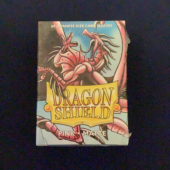 Dragon Shield - 60 Japanese size card sleeves - Pink Matte