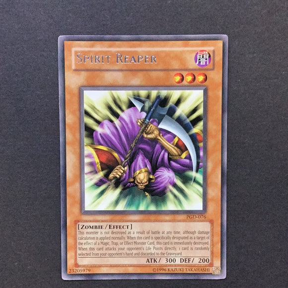 Yu-Gi-Oh Pharaonic Guardian -  Spirit Reaper - PGD-076*U - Used Rare card