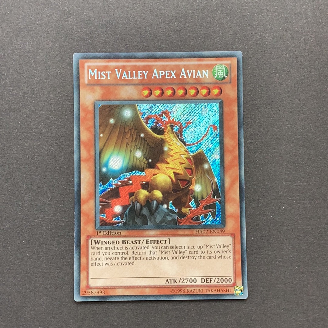 yugioh mist valley cards Yu-Gi-Oh Hidden Arsenal 2 - Mist Valley Apex Avian - HA02-EN049