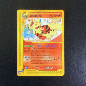 Pokemon Aquapolis - Arcanine - 002/147 - As New Rare card