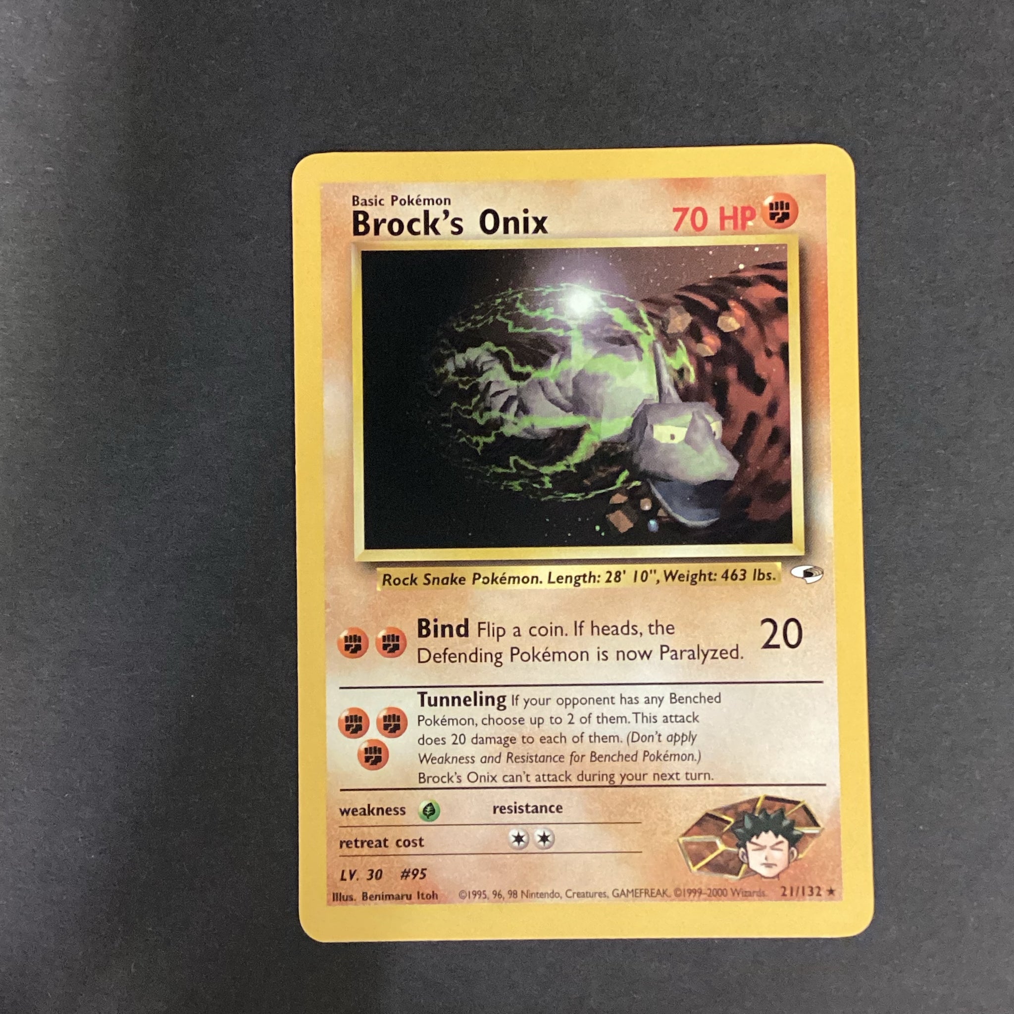 onix pokemon card price Pokemon Gym Challenge Gym Heroes - Brock's Onix - 21/132