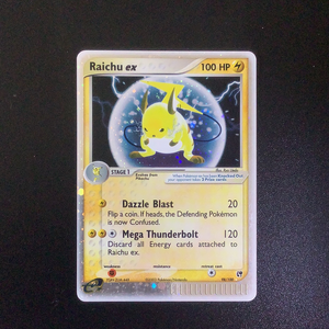Pokemon EX Sandstorm - Raichu ex - 098/100 - Holo Rare card