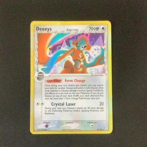 Pokemon Ex: Holon Phantoms - Deoxys - 005/110-011401 - New Holo Rare card