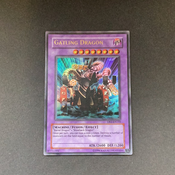 Yu-Gi-Oh Dark Revelations 3 - Gatling Dragon - DR3-EN155 - Used Ultra Rare card
