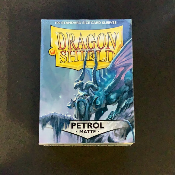 Dragon Shield - 100 Standard size card sleeves - Petrol Matte