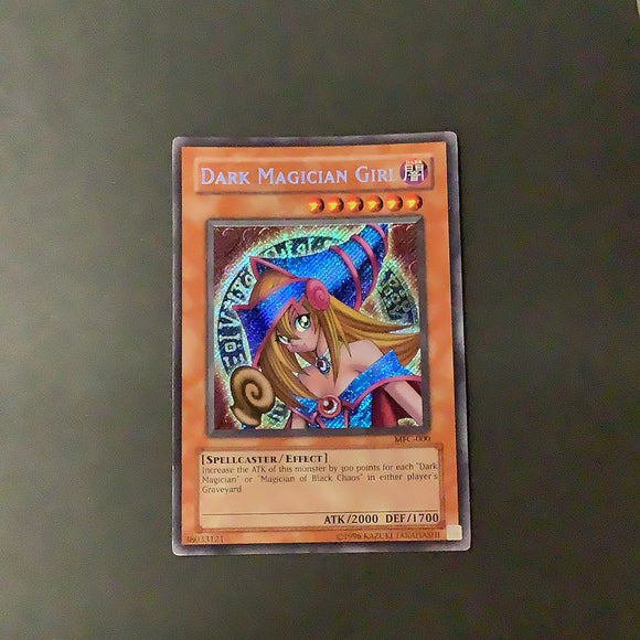 Yu-Gi-Oh Magician's Force -  Dark Magician Girl - MFC-000*U - Used Secret Rare card
