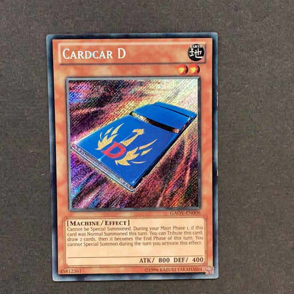 Yu-Gi-Oh Galactic Overlord - Cardcar D - GAOV-EN006 - As New Secret Rare card