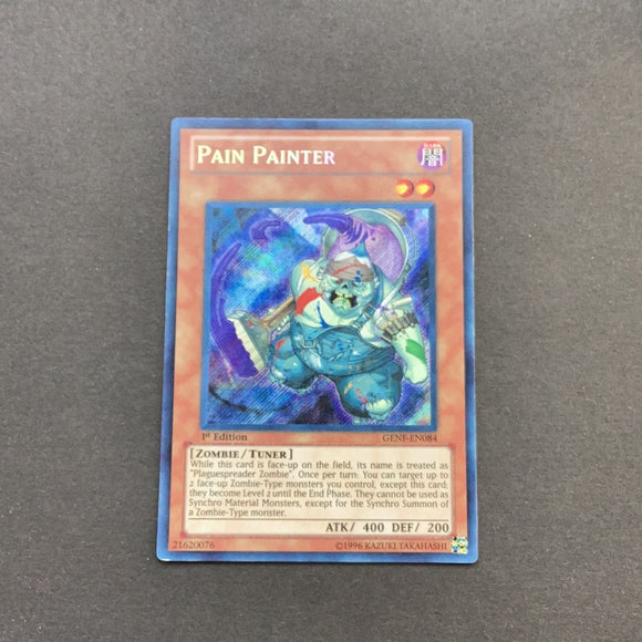 Yu-Gi-Oh! Pain Painter GENF-EN04 1st edition Secret Rare Used condition