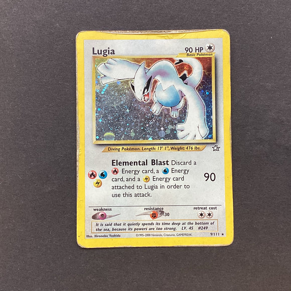 *Pokemon Neo Genesis - Lugia - 9/111 - Used Rare Holo Card