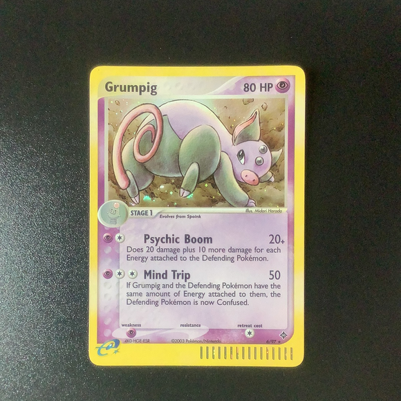 Pokemon EX Dragon - Grumpig - 06/97 - New Holo Rare card