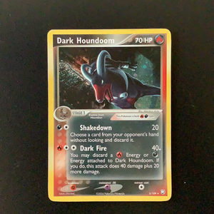 Pokemon Ex: Team Rocket Returns - Dark Houndoom - 005/109-011678 - Used Holo Rare card