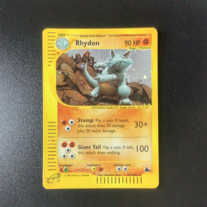 *Pokemon Skyridge - Rhydon - H27/H32 - As New Holo Rare card
