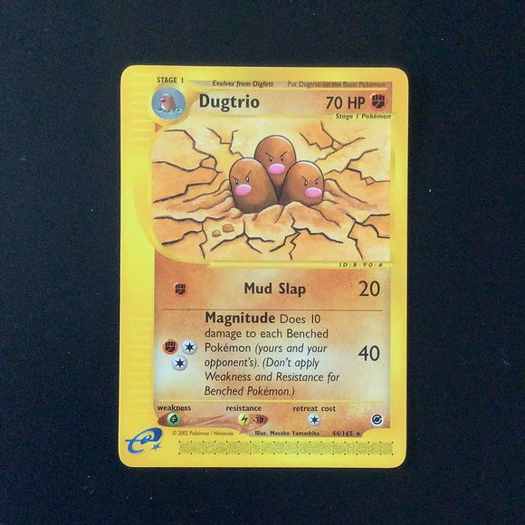 Pokemon Expedition - Dugtrio - 044/165 - As New Rare card