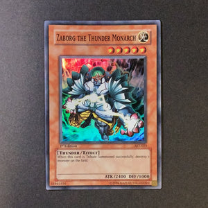 Yu-Gi-Oh Ancient Sanctuary - Zaborg the Thunder Monarch - AST-023*U - Used Super Rare card