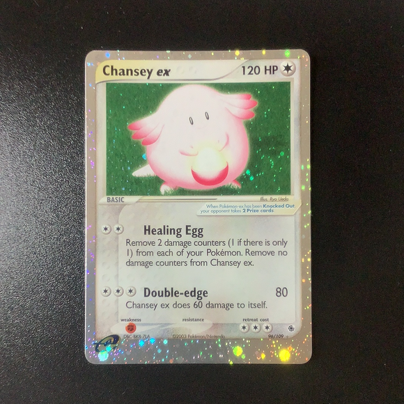 Pokemon EX Ruby & Sapphire - Chansey ex - 096/109-011350 - New Holo Rare card
