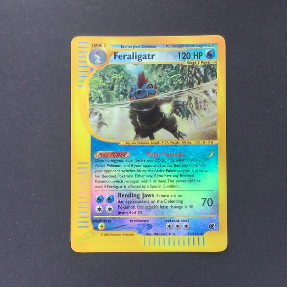 *Pokemon Expedition - Feraligatr - 012/165 - Used Reverse Holo card