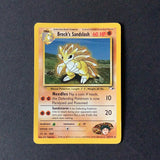Pokemon Gym Heroes - Brock's Sandslash  - 023/132 - Used Rare card