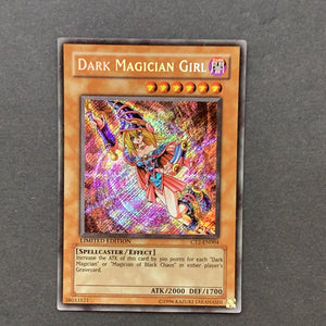 Yu-Gi-Oh! Dark Magician Girl CT2-EN004 Secret Rare Used Condition