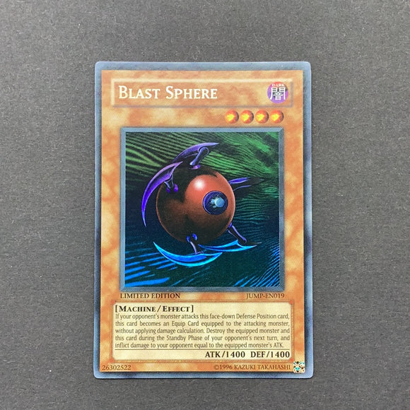 Yugioh Blast Sphere JUMP-EN019 Limited edition ultra rare near mint Card Empire Yugioh Blast Sphere JUMP-EN019 Limited edition ultra rare near mint Card Empire