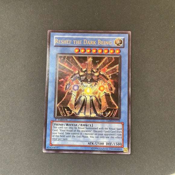 Yu-Gi-Oh! Reshef The Dark Being TLM-EN033 Ultra Rare Used condition 1st edition