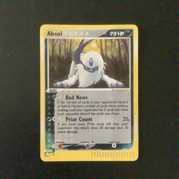 *Pokemon EX Dragon - Absol - 01/97 - New Holo Rare card