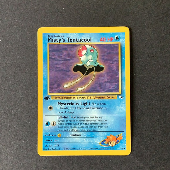 misty's tentacool pokemon card Tentacruel Holo - Gym Heroes Pokmon 10/132 2000 Pokemon Gym Heroes Misty's