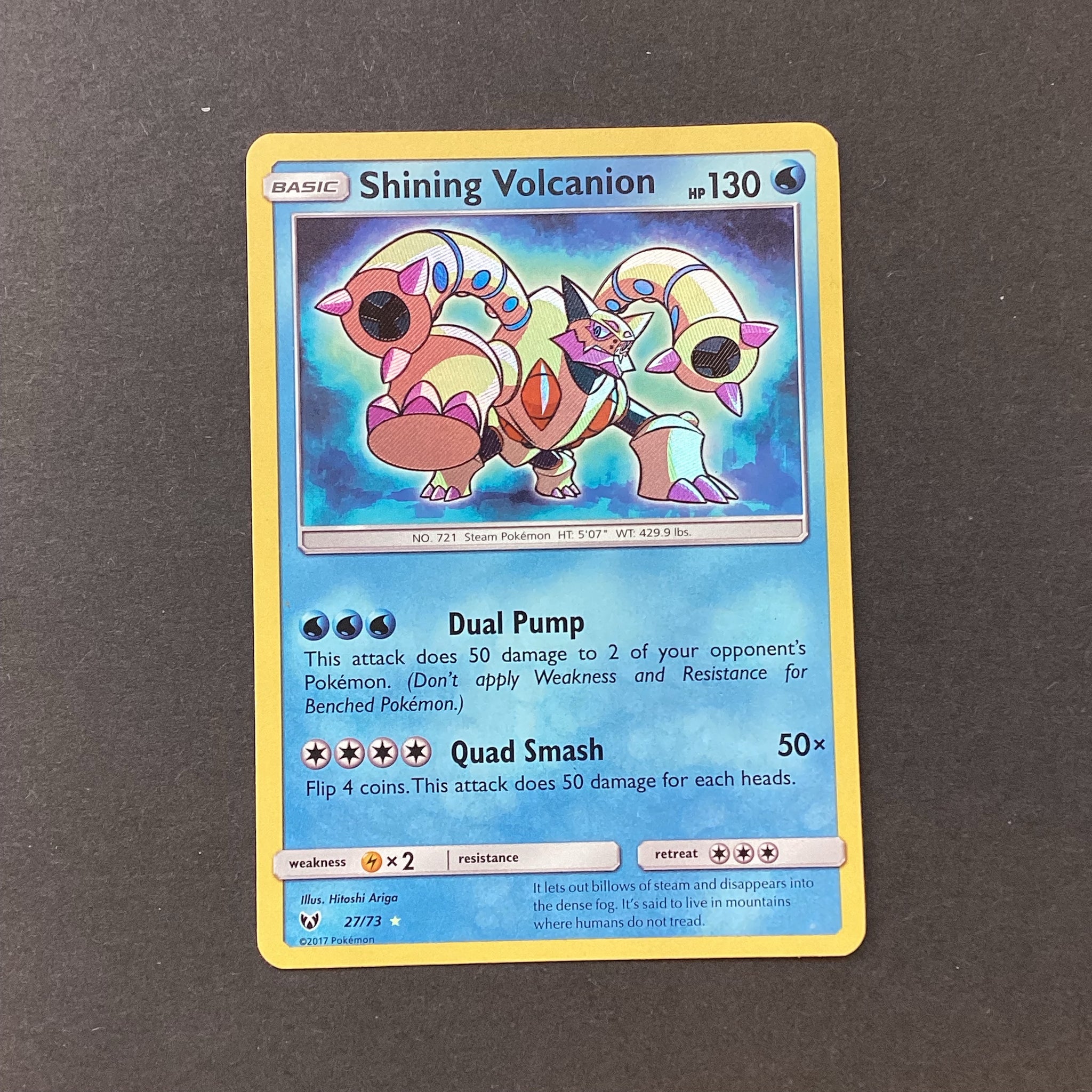 Pokemon Sun & Moon Shining Legends - Shining Volcanion - 27/73 - Used Card Empire Pokemon Sun & Moon Shining Legends - Shining Volcanion - 27/73 - Used Card Empire
