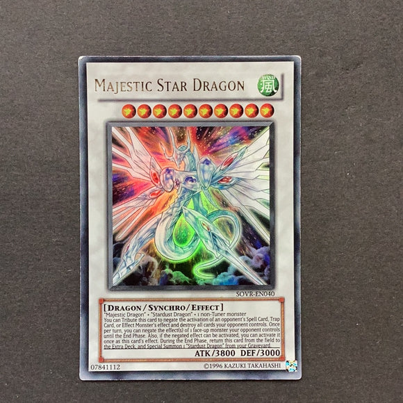 Yu-Gi-Oh Stardust Overdrive - SOVR-EN040 - Used (Creased) Super Rare card