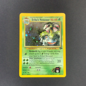 *Pokemon Gym Challenge - Erika's Venusaur - 004/132*U - Used Holo Rare card